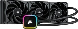 Corsair iCUE H150i Elite RGB 360mm (2022), Black cena un informācija | Procesora dzesētāji | 220.lv