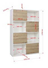 Напольная полка Shelves Kora D, белая цена и информация | Полки | 220.lv