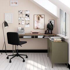 Письменный стол Queer Eye Bradford, зеленый цвет цена и информация | Компьютерные, письменные столы | 220.lv