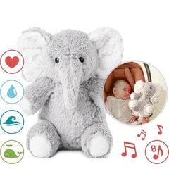 Muzikāls mīksts zilonis, liels Elliot Elephant On The Go, Cloud B 320041 цена и информация | Игрушки для малышей | 220.lv