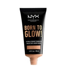 Grima pamats NYX Born to Glow Naturally Radiant Foundation 09 Medium Olive, 30 ml cena un informācija | Grima bāzes, tonālie krēmi, pūderi | 220.lv