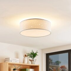 Lindby Ellamina LED griestu lampa, 40 cm, balts цена и информация | Потолочные светильники | 220.lv