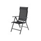 Ērts saliekams dārza krēsls, melns cena un informācija | Dārza krēsli | 220.lv