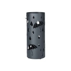 Подставка для зонтов 49 х 19,5 см., черная цена и информация | Детали интерьера | 220.lv