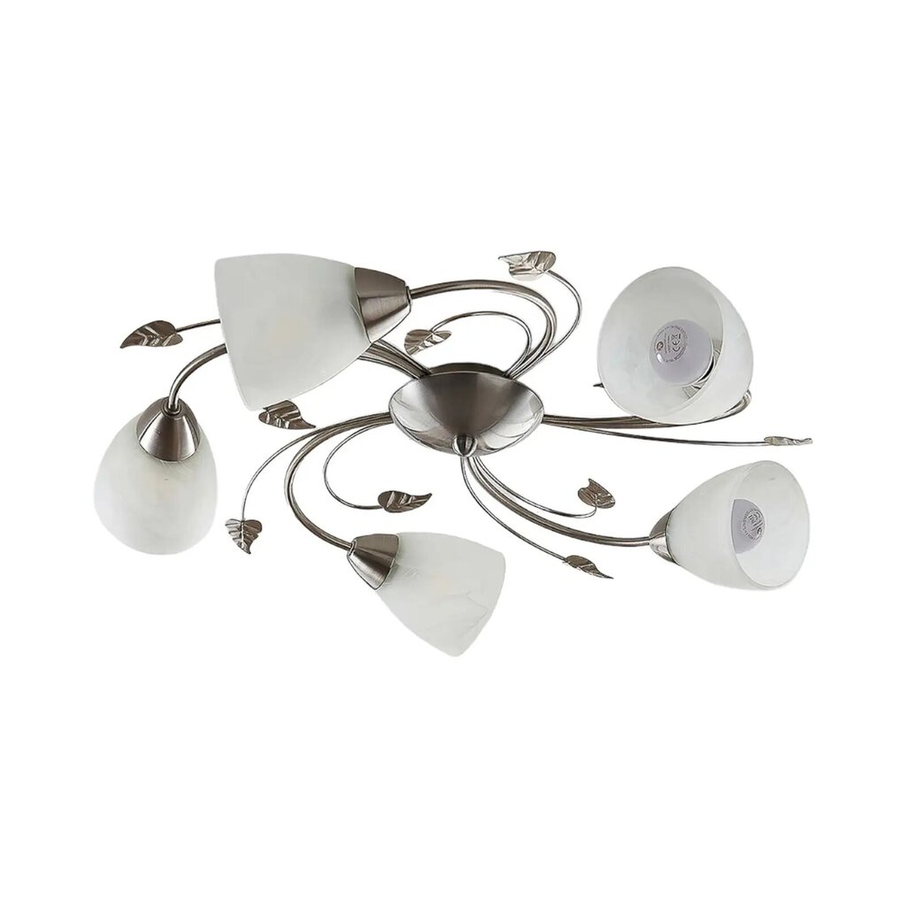 Lindby Yannie LED griestu lampa, piecas spuldzes cena un informācija | Griestu lampas | 220.lv