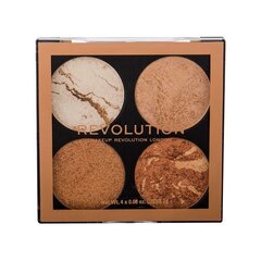 Makeup Revolution Cheek Kit Palette - Palette of brighteners and bronzers 8 g  Take A Breather цена и информация | Пудры, базы под макияж | 220.lv