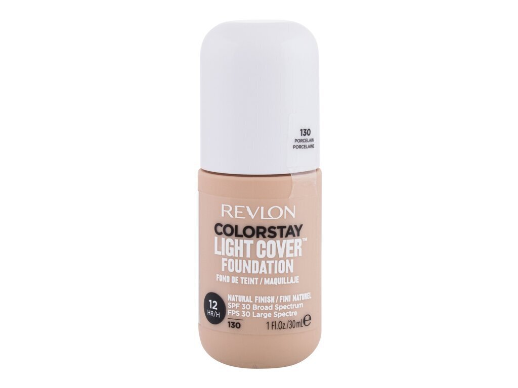 Revlon Colorstay Light Cover tonālais krēms 30 ml, 130 Porcelain cena un informācija | Grima bāzes, tonālie krēmi, pūderi | 220.lv