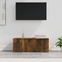 TV skapis, dūmozols, 80x34x30cm, koks cena un informācija | TV galdiņi | 220.lv