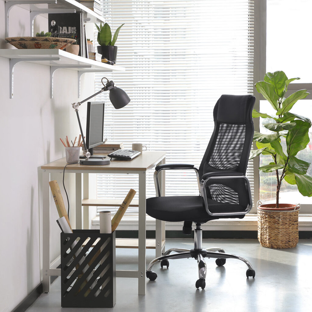 Biroja krēsls OBN33BK, melns cena un informācija | Biroja krēsli | 220.lv