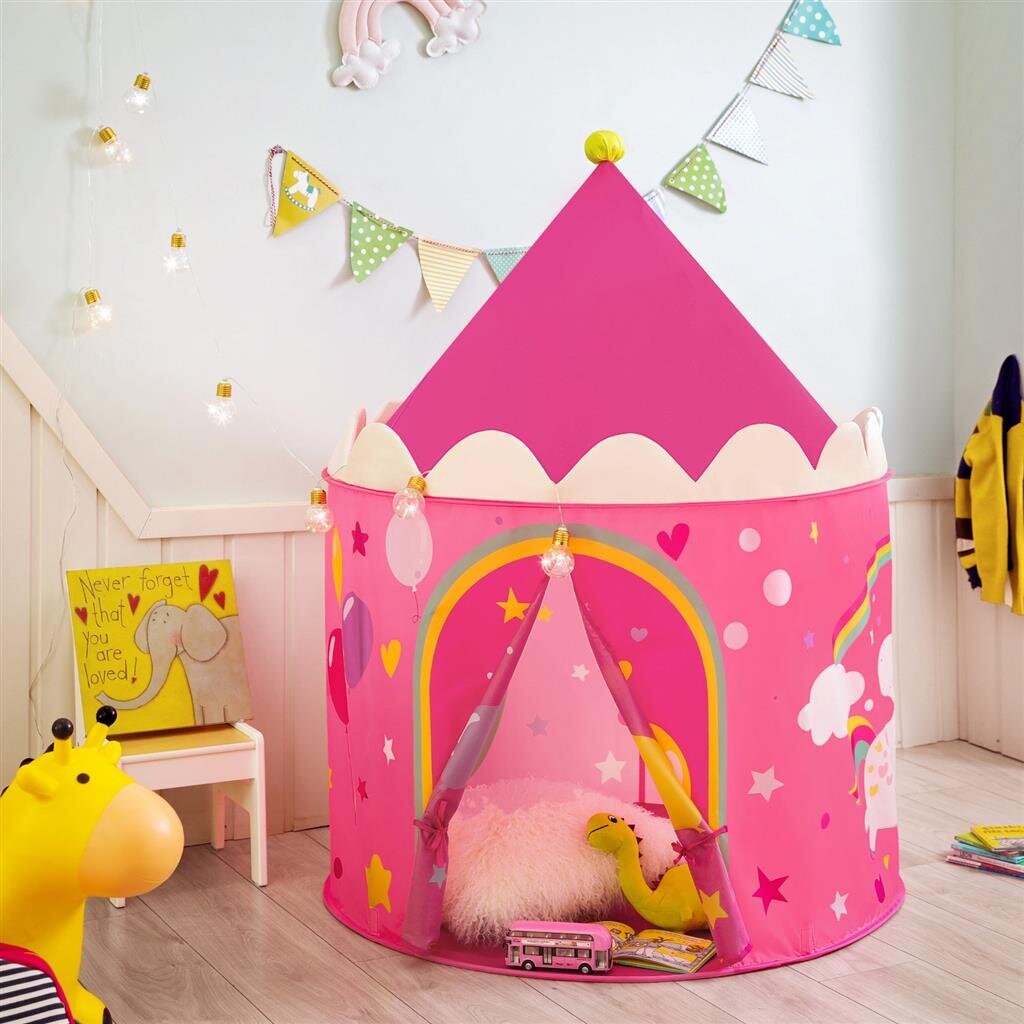 Rotaļu telts maziem bērniem LPT04PY cena un informācija | Bērnu rotaļu laukumi, mājiņas | 220.lv