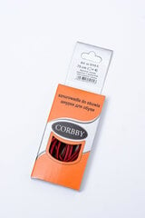 Corbby Red Waxed Slim Laces цена и информация | Для ухода за обувью и одеждой | 220.lv