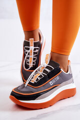 Sieviešu sporta apavi Big Star JJ274996, pelēki/oranži cena un informācija | Sporta apavi sievietēm | 220.lv
