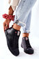 Sieviešu sporta apavi Cross Jeans, melni cena un informācija | Sieviešu kurpes | 220.lv