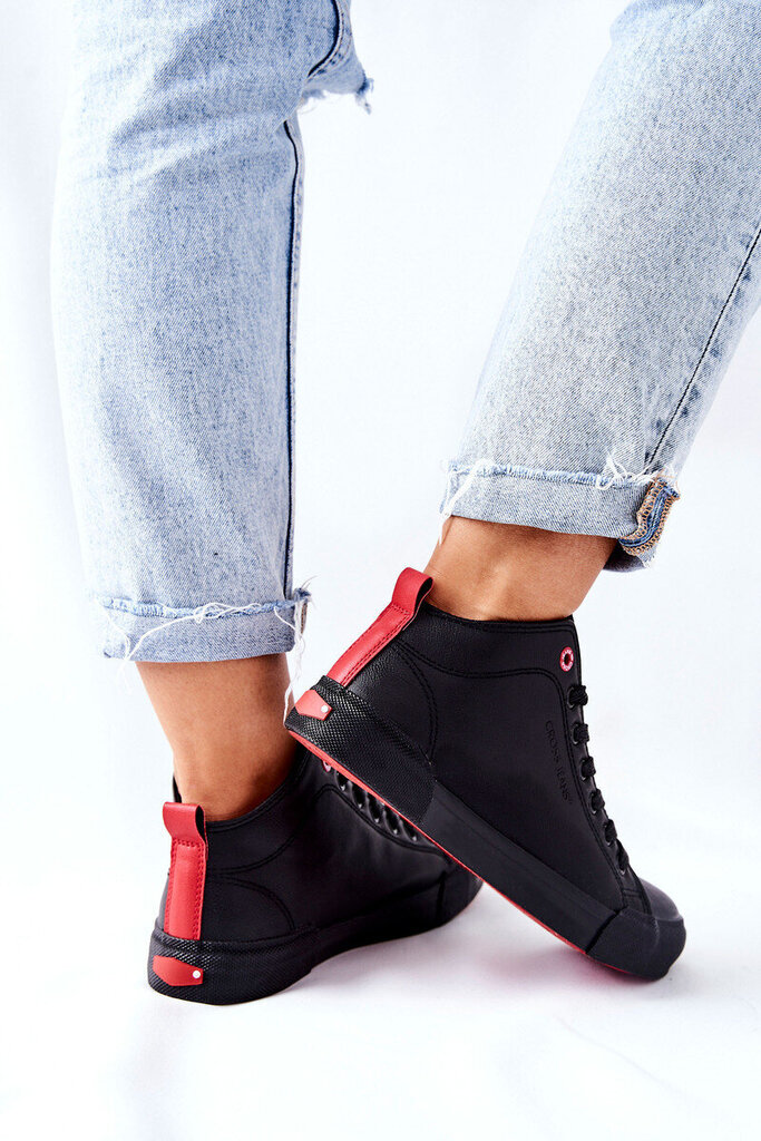 Sieviešu sporta apavi Cross Jeans, melni цена и информация | Sieviešu kurpes | 220.lv