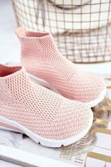 Bērnu sporta apavi augsti rozā Tobi 11307-69 cena un informācija | Sporta apavi bērniem | 220.lv