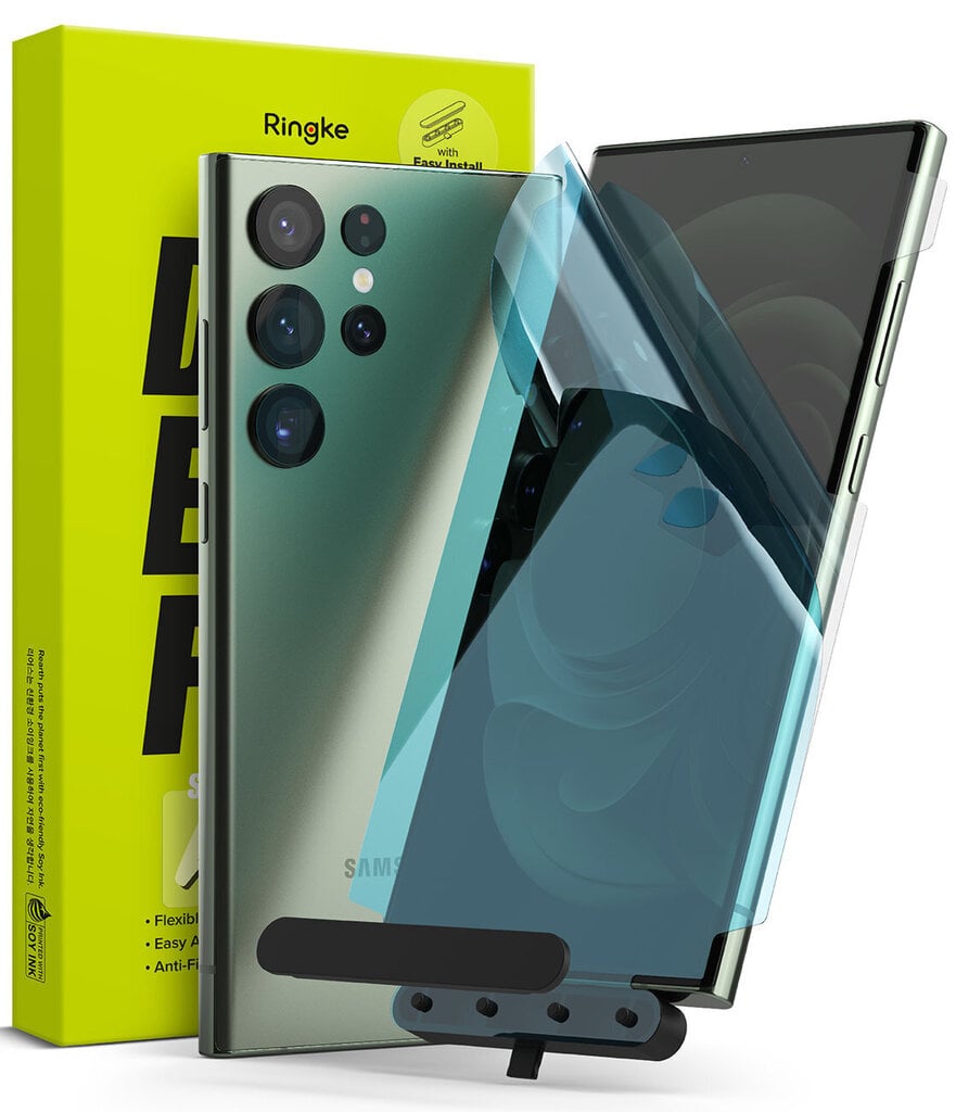 Ringke Dual piemērots Samsung Galaxy S23 Ultra cena un informācija | Ekrāna aizsargstikli | 220.lv