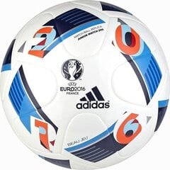 Футбольный мяч Adidas Euro 2016 Beau Jeu Jr AC5425, размер 4 цена и информация | Футбольные мячи | 220.lv