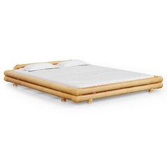 vidaXL gultas rāmis, bambuss, 160x200 cm cena un informācija | Gultas | 220.lv