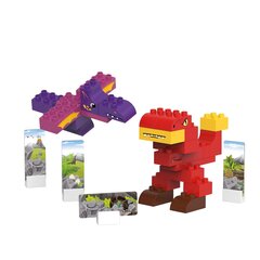 BiOBUDDi Dinosaur T-Rex un Pterodaktila konstruktors saderīgi ar Lego Duplo цена и информация | Конструкторы и кубики | 220.lv