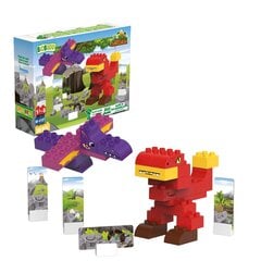 BiOBUDDi Dinosaur T-Rex un Pterodaktila konstruktors saderīgi ar Lego Duplo цена и информация | Конструкторы и кубики | 220.lv