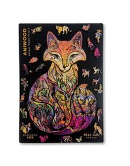 Koka puzle Lapsa Aniwood Puzzles цена и информация | Пазлы | 220.lv