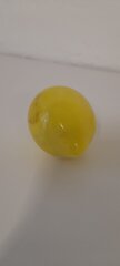 Dzeltenā marmora citrona izmērs 9 cm GP TRUST cena un informācija | Interjera priekšmeti | 220.lv