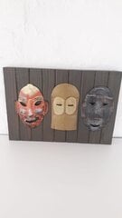 Винтажная картина Три маски GP Trust цена и информация | Детали интерьера | 220.lv