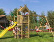 Bērnu rotaļu laukums Jungle Gym Teepee 2-Swing cena un informācija | Bērnu rotaļu laukumi, mājiņas | 220.lv