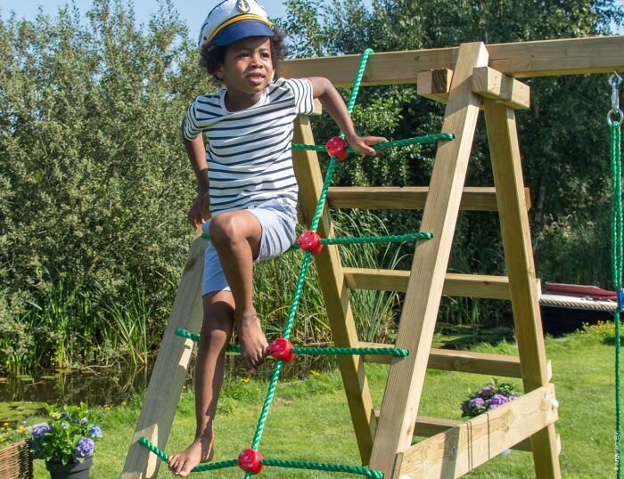 Bērnu rotaļu laukums Jungle Gym Teepee 2-Climb cena un informācija | Bērnu rotaļu laukumi, mājiņas | 220.lv