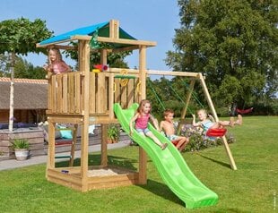 Bērnu rotaļu laukums Jungle Gym Hut 2-Swing цена и информация | Детская садовая мебель | 220.lv