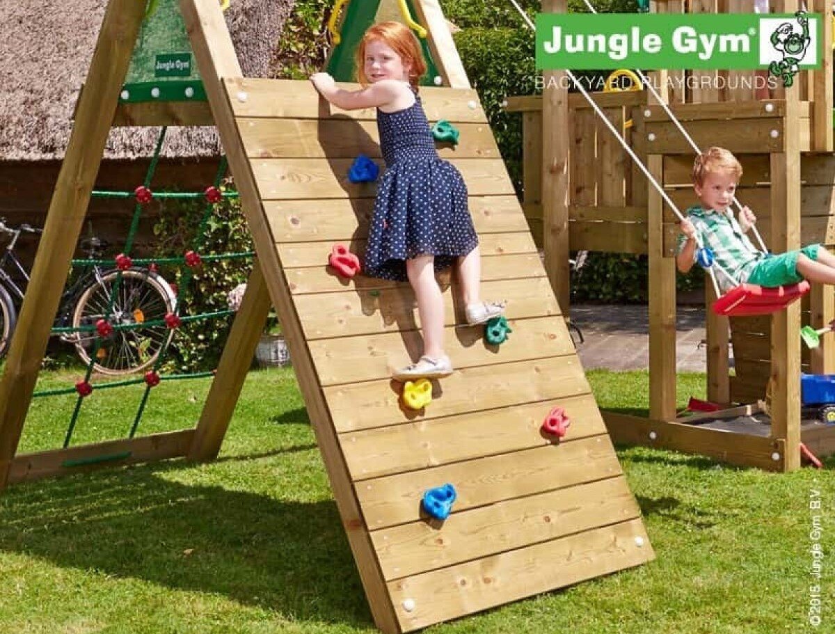 Bērnu rotaļu laukums Jungle Gym Hut Climb Xtra cena un informācija | Bērnu rotaļu laukumi, mājiņas | 220.lv