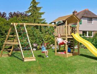 Bērnu rotaļu laukums Jungle Gym Cottage 2-Climb cena un informācija | Bērnu rotaļu laukumi, mājiņas | 220.lv