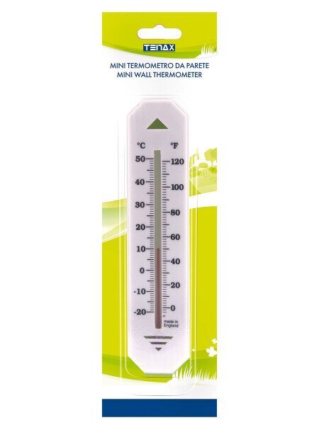 Mini termometrs sienas TENAX, balts cena un informācija | Dārza instrumenti | 220.lv