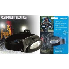 Galvas lukturis 5LED Grundig цена и информация | Фонари и прожекторы | 220.lv