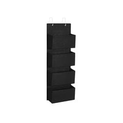 Uzglabāšanas kaste, 33,5x12x100 cm, melns cena un informācija | Veļas grozi un mantu uzglabāšanas kastes | 220.lv