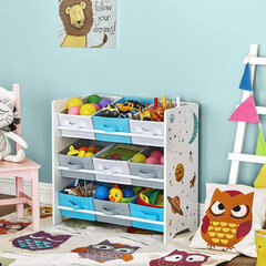 Bērnu istabas plaukts rotaļlietām GKR33WT цена и информация | Полки для книг и игрушек | 220.lv