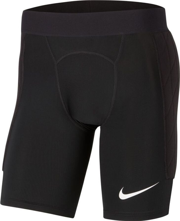 Vārtsarga šorti Nike Y Gardinien Padded GK Tight CV0053 010, melni cena un informācija | Futbola formas un citas preces | 220.lv