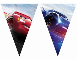 Гирлянда-вымпел 2,3м  "Cars The Legend of the Track Triangle" 89469 цена и информация | Праздничные декорации | 220.lv
