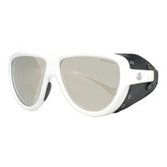 Unisex saulesbrilles Moncler ML0089-21C, baltas (ø 57mm) цена и информация | Женские солнцезащитные очки | 220.lv