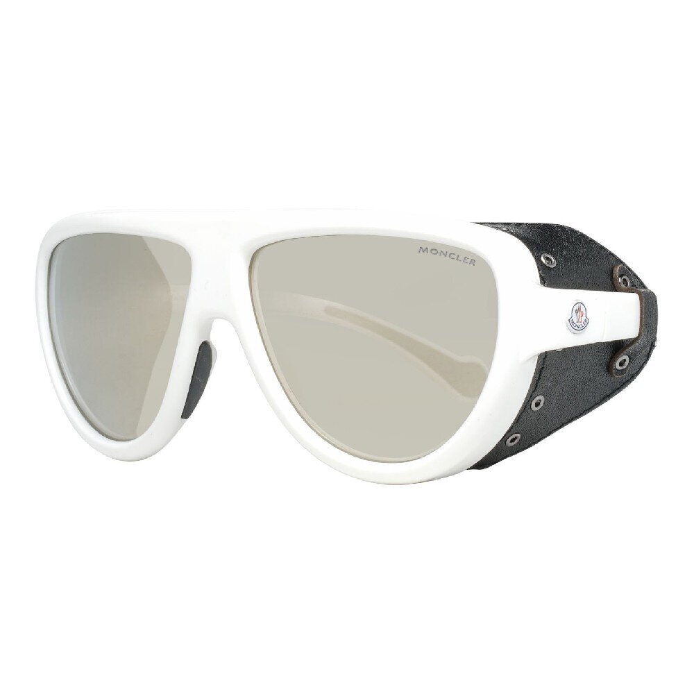 Unisex saulesbrilles Moncler ML0089-21C, baltas (ø 57mm) cena un informācija | Saulesbrilles sievietēm | 220.lv