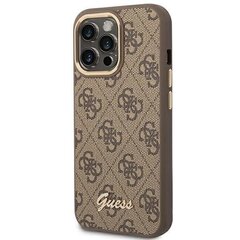 Guess GUHCP14XHG4SHW для iPhone 14 Pro Max, коричневый цена и информация | Чехлы для телефонов | 220.lv