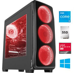 Gamer i5-4570 16GB 1TB SSD RX6700 XT Windows 10 Professional Stacionārais dators cena un informācija | Stacionārie datori | 220.lv