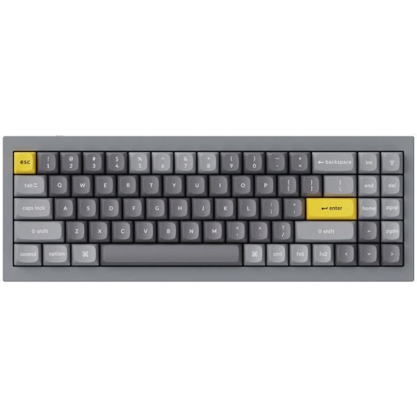 Keychron Q7, Gateron G Pro Red Switch, Grey, US цена и информация | Klaviatūras | 220.lv