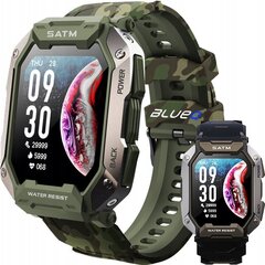 BlueQ Army D20 Green Camo цена и информация | Смарт-часы (smartwatch) | 220.lv