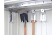 Mantu glabātuve Equipment Locker 90, (93 x 83 x 182,5 cm), metālisks kvarca pelēks; cena un informācija | Dārza instrumenti | 220.lv