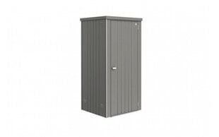 Mantu glabātuve Equipment Locker 90, (93 x 83 x 182,5 cm), metālisks kvarca pelēks; cena un informācija | Dārza instrumenti | 220.lv