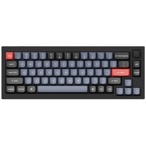 Keychron Q2 Knob, Gateron G Pro Red Switch, Black, US цена и информация | Klaviatūras | 220.lv