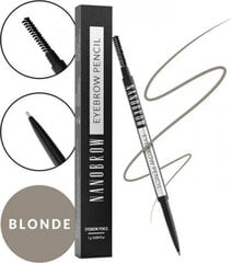 Uzacu zīmulis Nanobrow 2 in 1 Blonde, 1 ml цена и информация | Тушь, средства для роста ресниц, тени для век, карандаши для глаз | 220.lv