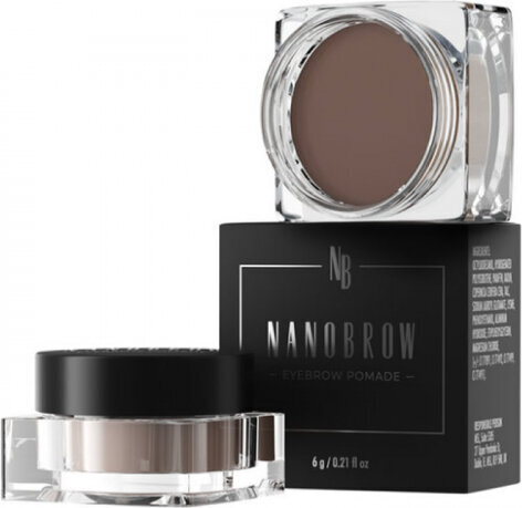 Uzacu pomāde Nanobrow Dark Brown, 6 g cena un informācija | Acu ēnas, skropstu tušas, zīmuļi, serumi | 220.lv