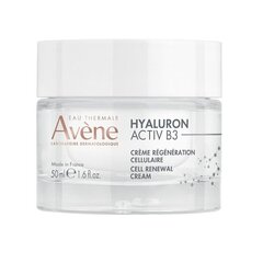 Atjaunojošs sejas krēms Avene Hyaluron Activ B3 Cell Regenerating Cream, 50ml cena un informācija | Sejas krēmi | 220.lv